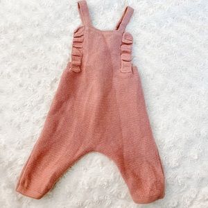 Zara knitted baby jumpsuit